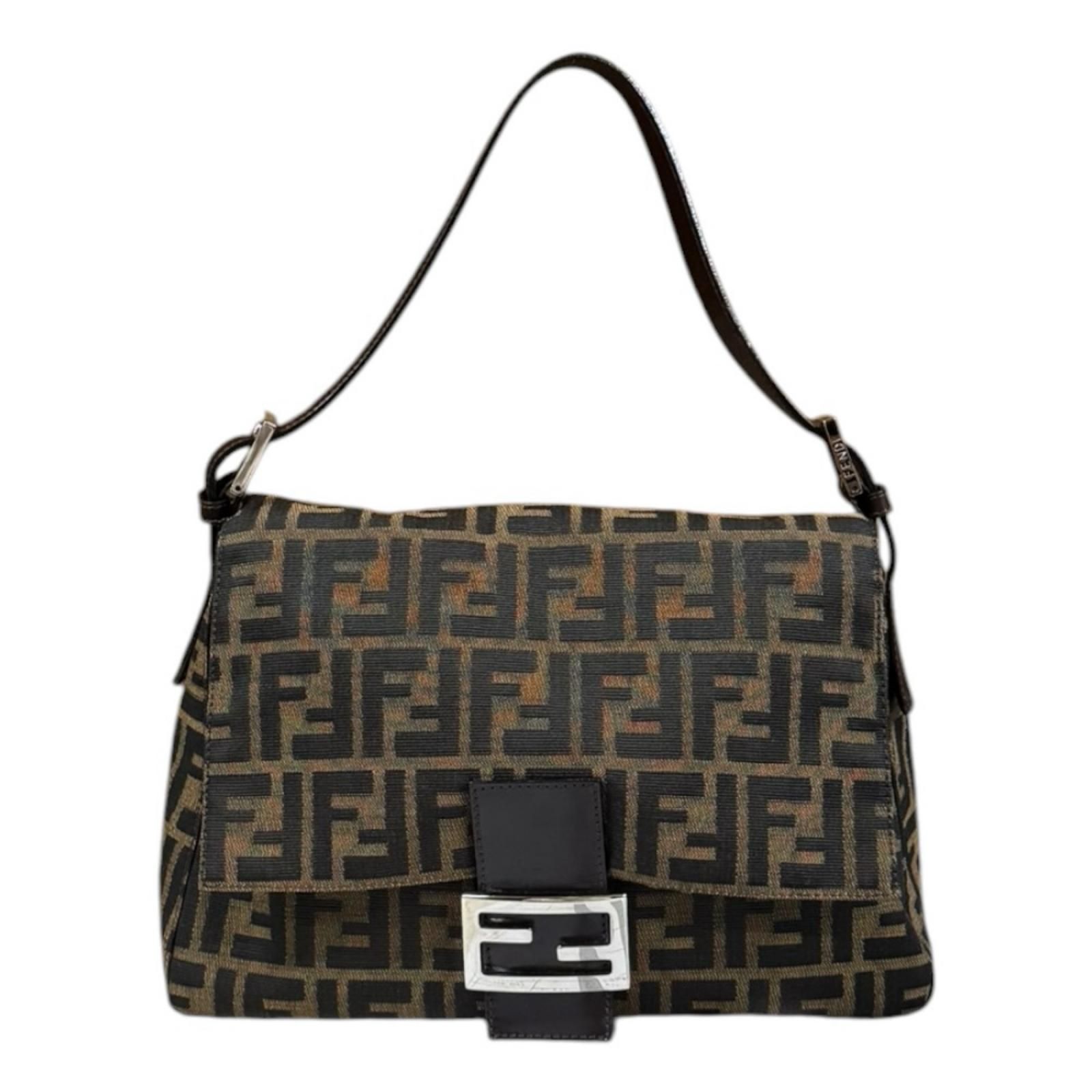FENDI 26725 ズッカ マンマバゲット ショルダーバッグ MBZ381 フェンディ マンマバケット ズッカ ショルダーバッグ キャンバス 26325
