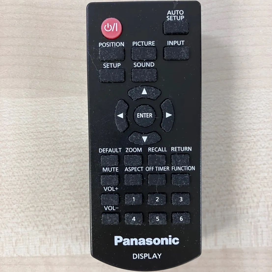 ④Panasonic N2QAYA000099 純正 リモコン ディスプレイ モニター 動作