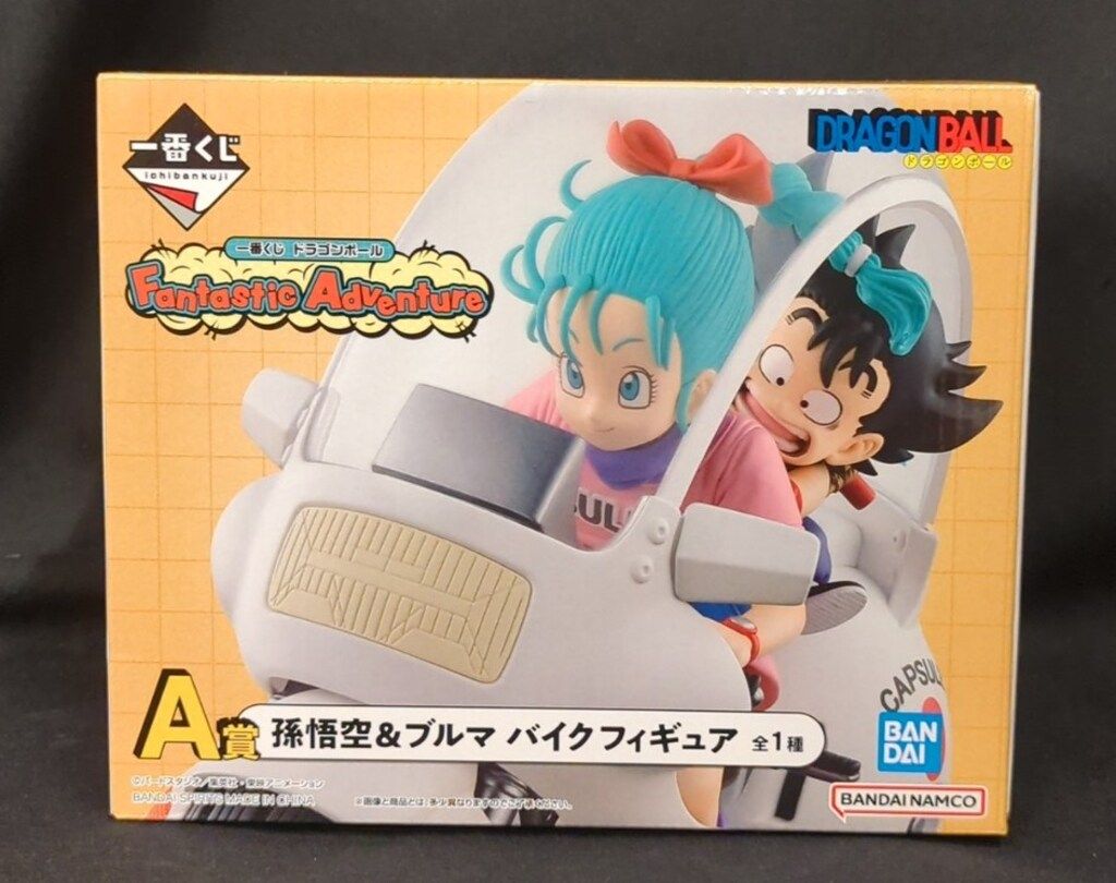 BANDAI SPIRITS 一番くじ ドラゴンボール Fantastic Adventure A賞 孫悟空&ブルマ バイクフィギュア