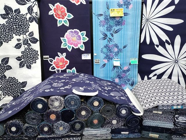 平和屋本店■浴衣反物 まとめて 45点 花柄 紫陽花 たでしな 九重ゆかた 四季の花木染 など 全て未使用 ppp3950
