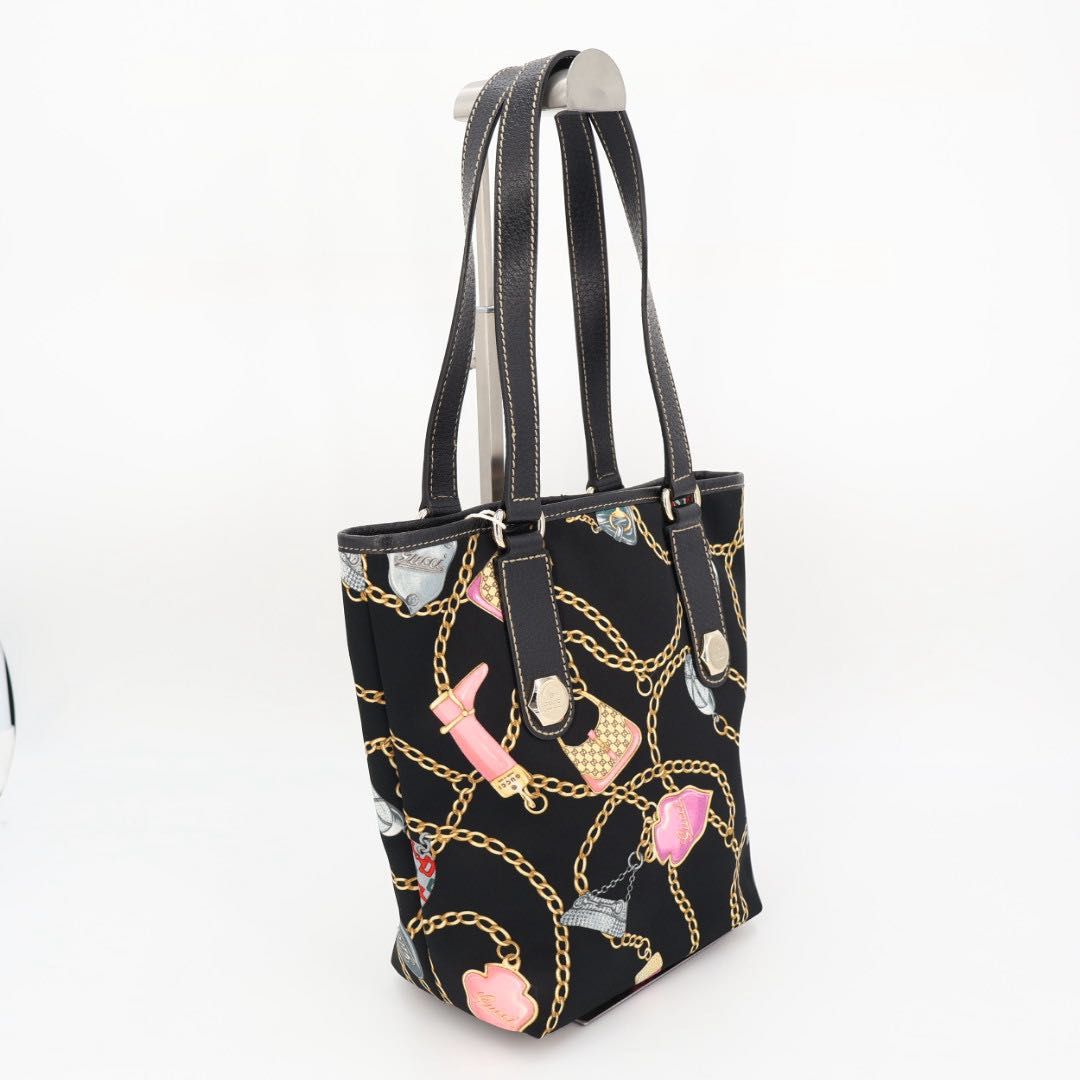 グッチ GUCCI 153009 チェーン柄 トートバッグ ショルダーバッグ