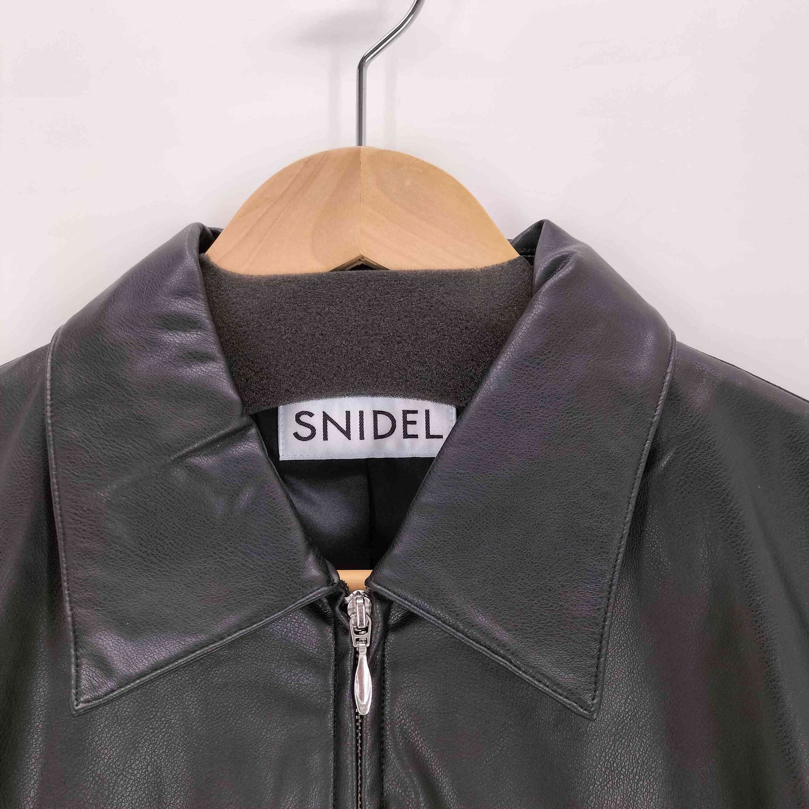 スナイデル snidel フェイクレザーブルゾン レディース ONE SIZE