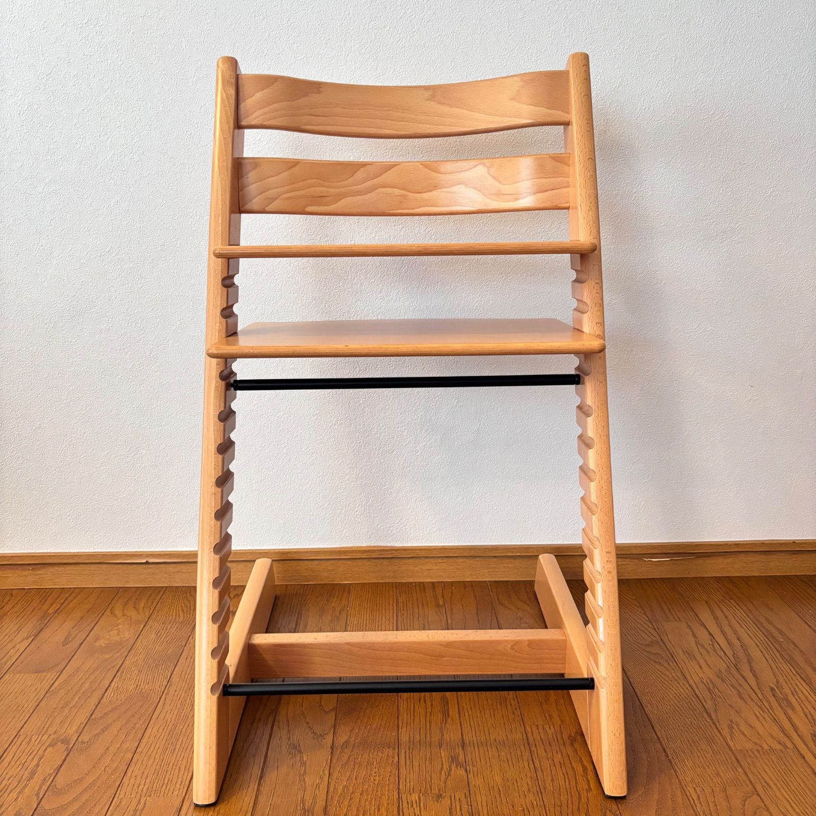 美品＊ストッケ トリップ トラップ ナチュラル S/N.6 ベビーチェア+ 
