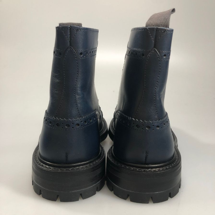 トリッカーズ カントリーブーツ ウイングチップ 944732 M2508 ネイビー