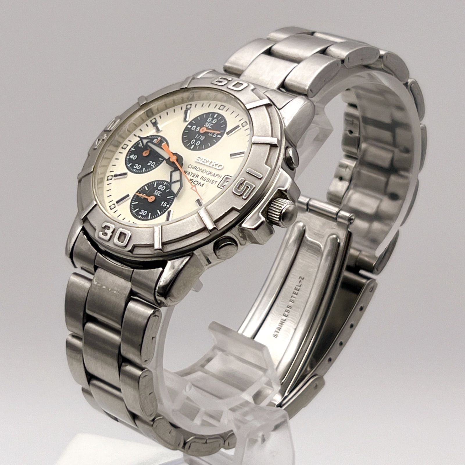 SEIKO V657-8060 メンズ 腕時計 クォーツ 【動作確認済み】 ブランド