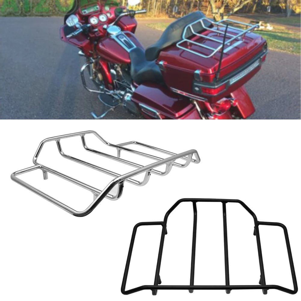 MOTORCYCLE / TOUR PACK PACK TOP RACK TRUNK PAK HARLEY TOURING ROAD KING STREET GLIDE FLHR FLHX 1984-2018