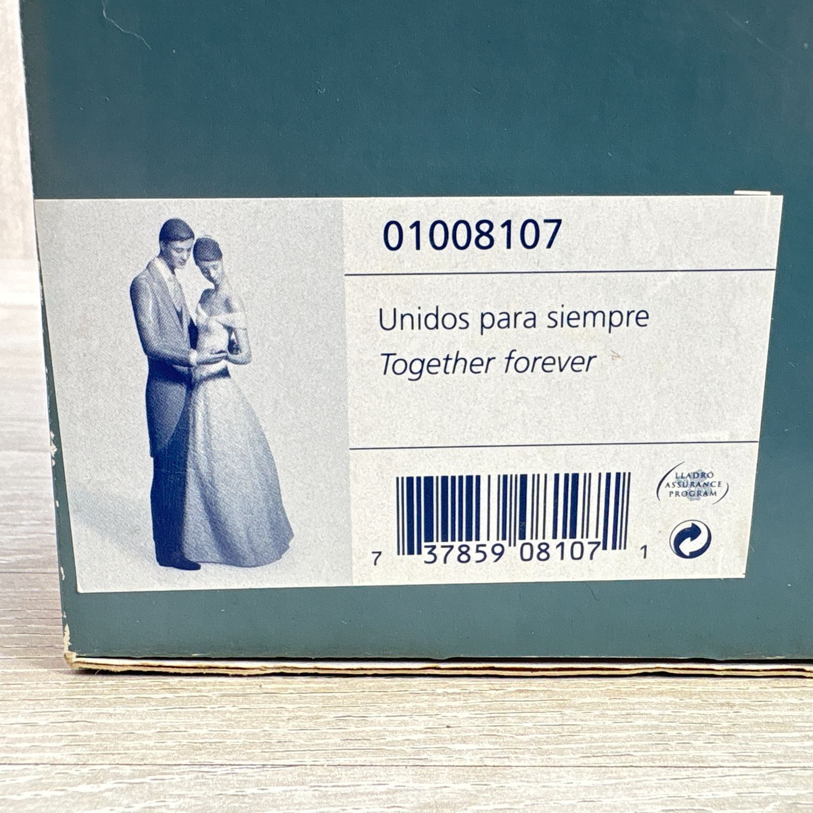 リヤドロ LLADRO 8107 Together Forever いつまでも 結婚式 新郎新婦