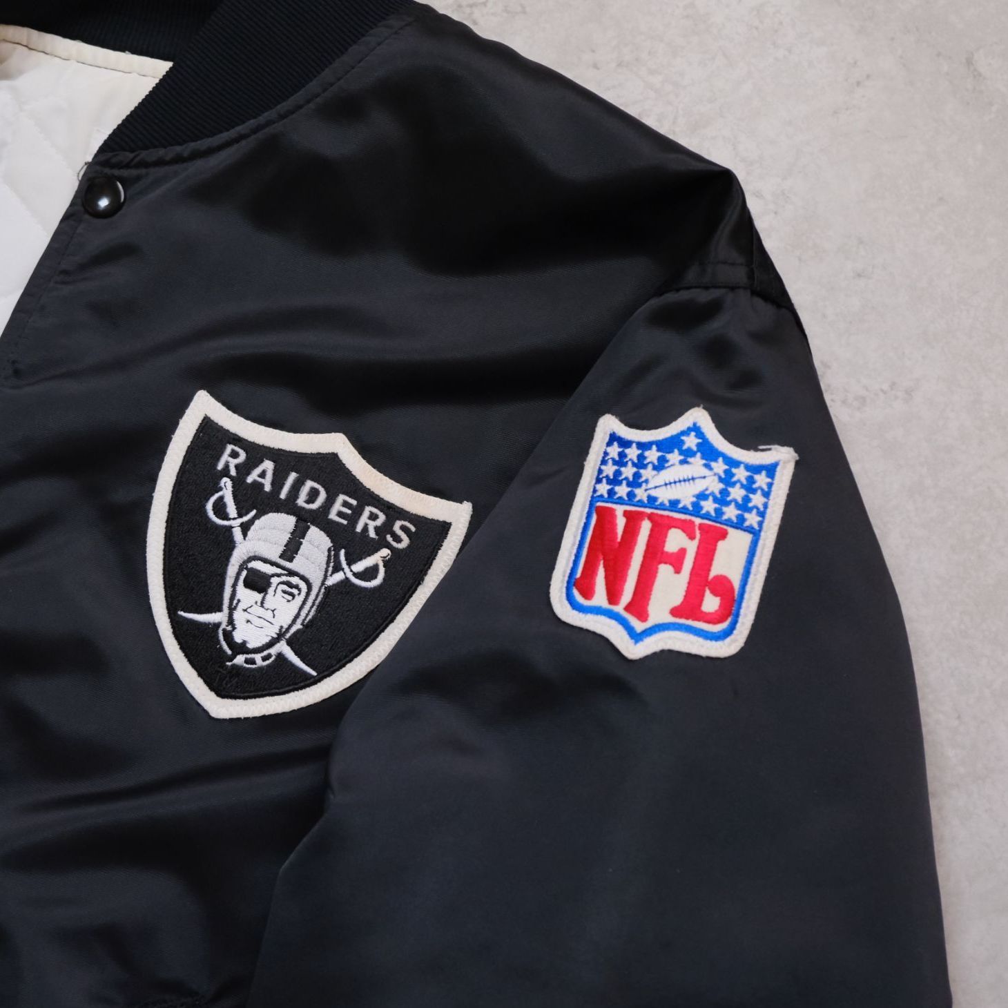 80S 90S USA製 RAIDERS×STARTER スタジャン NFL STARTER】80s-90s NFL RAIDERS／USA製 スタジャン - メルカリ