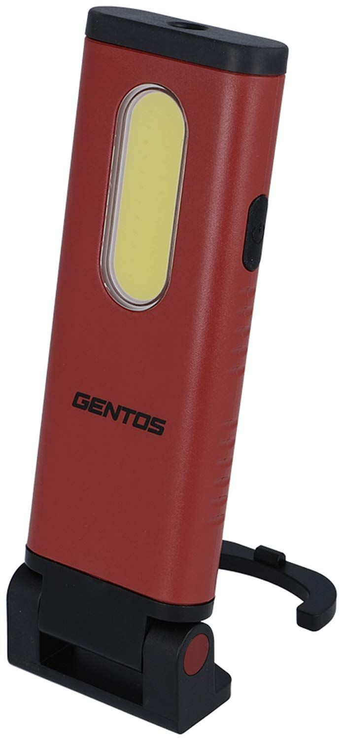 GENTOS(ジェントス) 作業灯 LED ワークライト ハンディタイプ USB充電式(専用充電池) 500ルーメン ガンツ GZ-122 マグネット COB [550ルーメン/充電式 GZ-122]