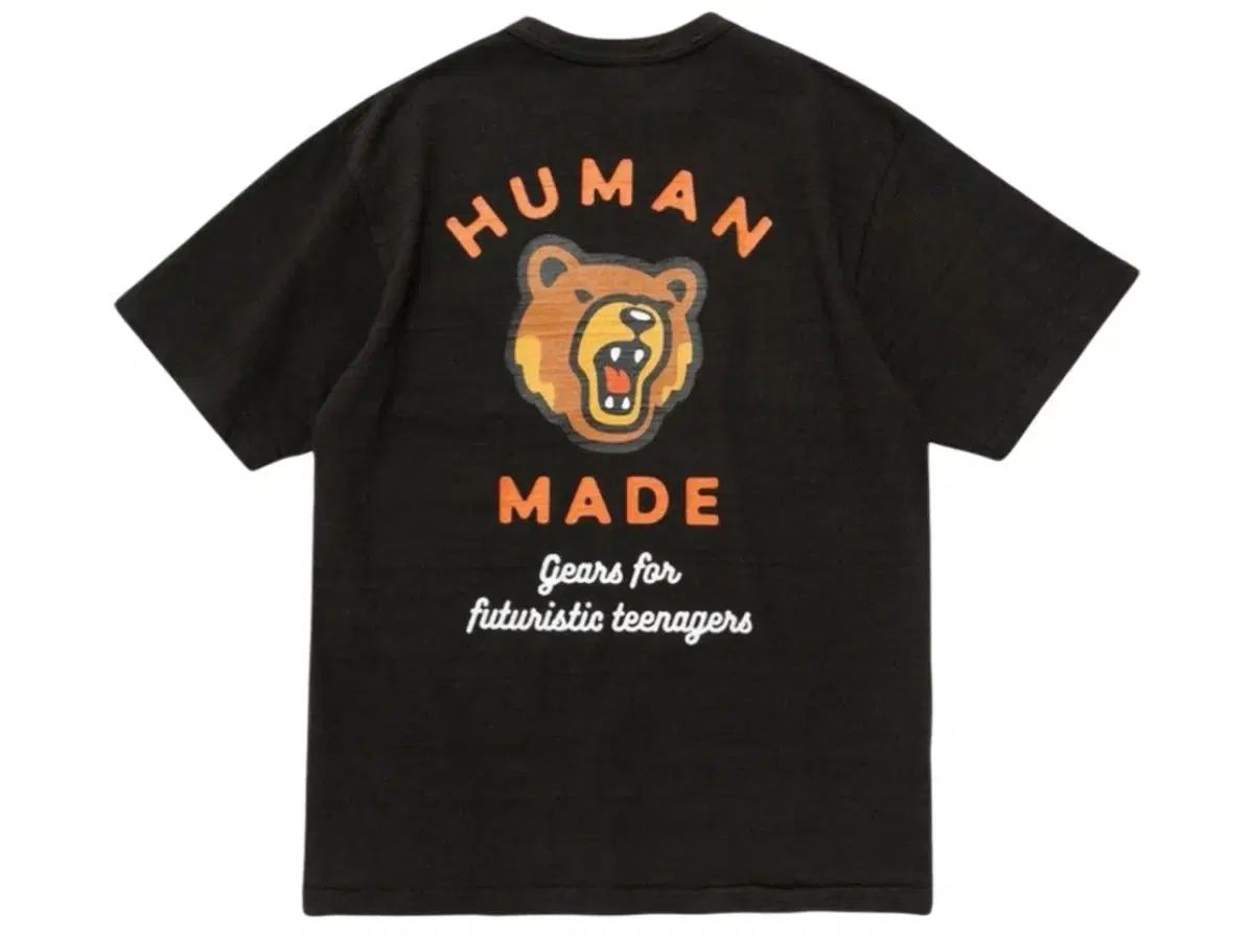 HUMAN MADE ポケ ベア 半袖 Tシャツ #1 ブラック