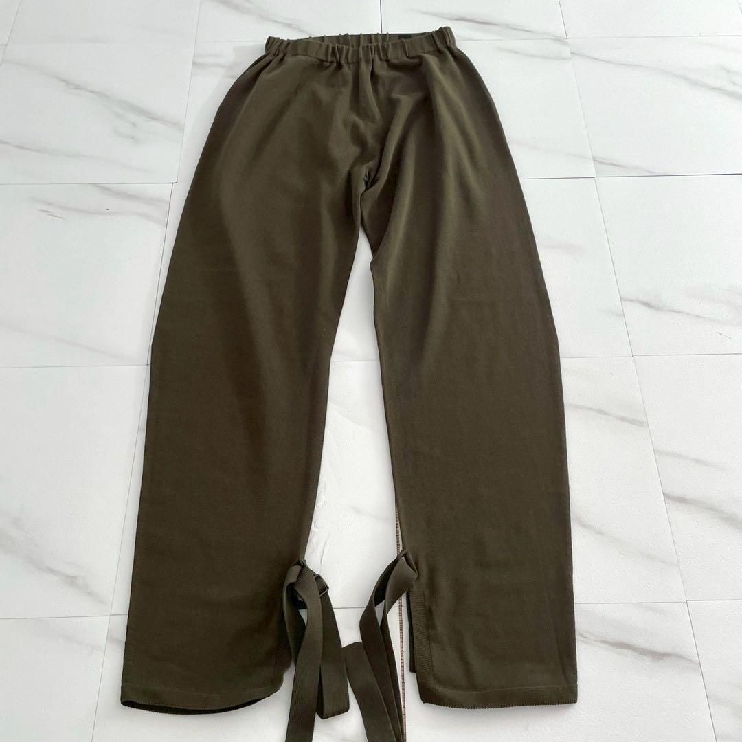 22SS Y's easy pants Knit Khaki brown 2