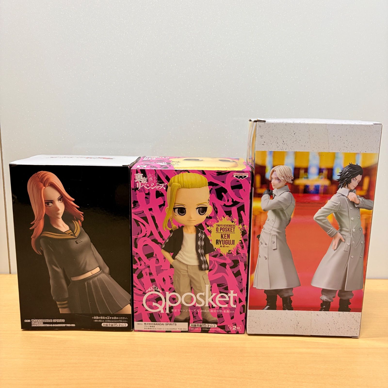 新品未開封】東京リベンジャーズ フィギュア 3個セット 柴柚葉 