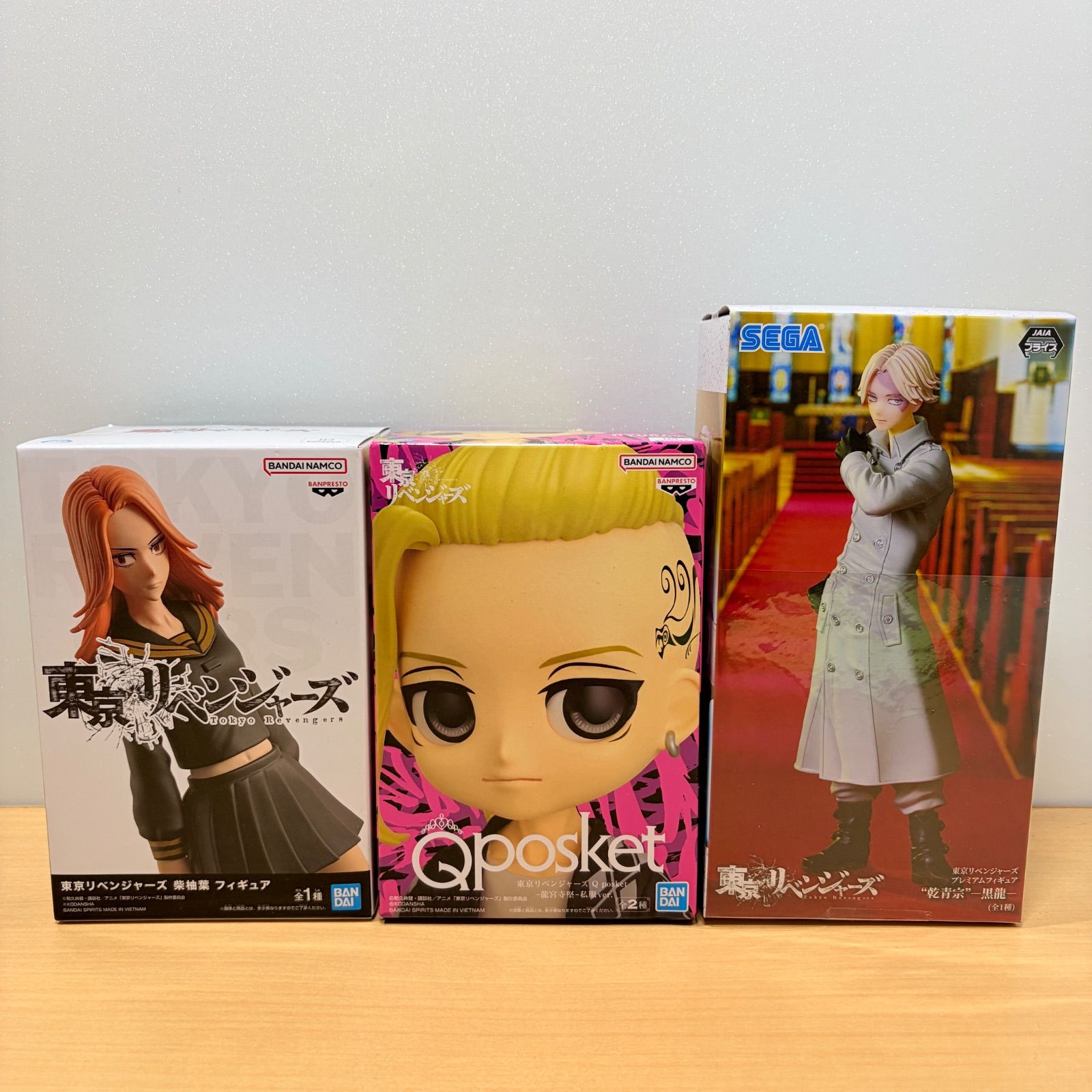 新品未開封】東京リベンジャーズ フィギュア 3個セット 柴柚葉 