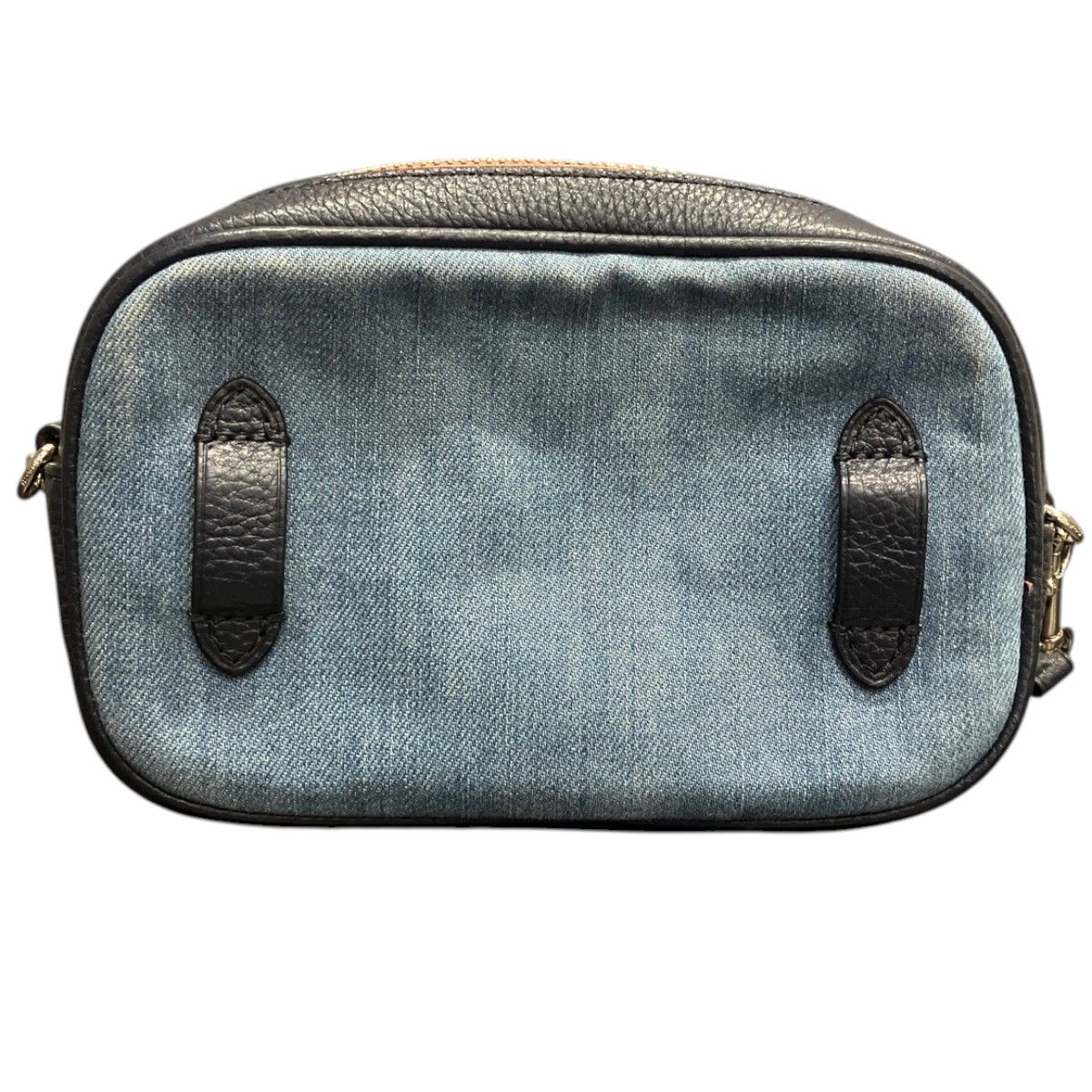 コーチ COACH ショルダーバッグ デニム レザー 90393 レディース