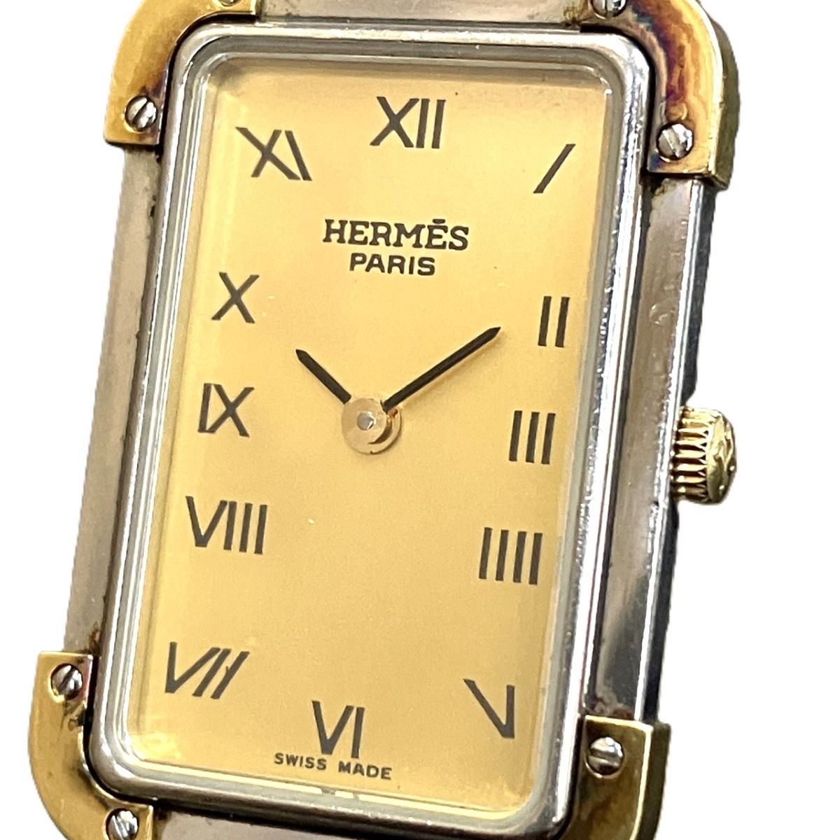 エルメス HERMES クロアジュール 腕時計 総重量約37.7g SS SS クオーツ 