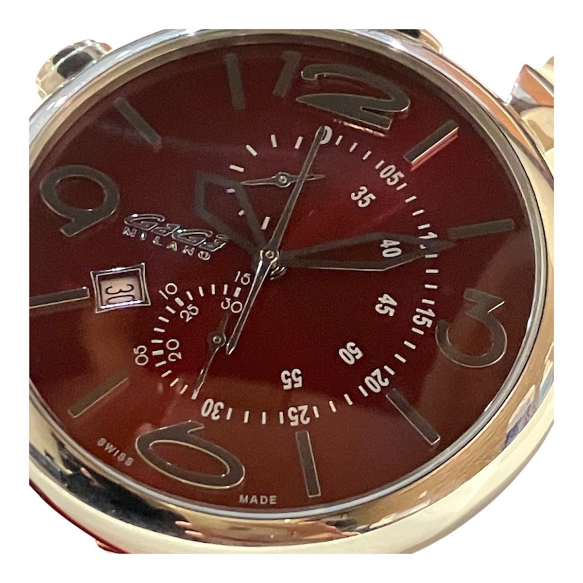 ガガ・ミラノ Gaga Milano マヌアーレ シン クロノ 46MM デイト クロノ ガガ・ミラノ Gaga Milano マヌアーレ シン クロノ 46MM デイト クロノ