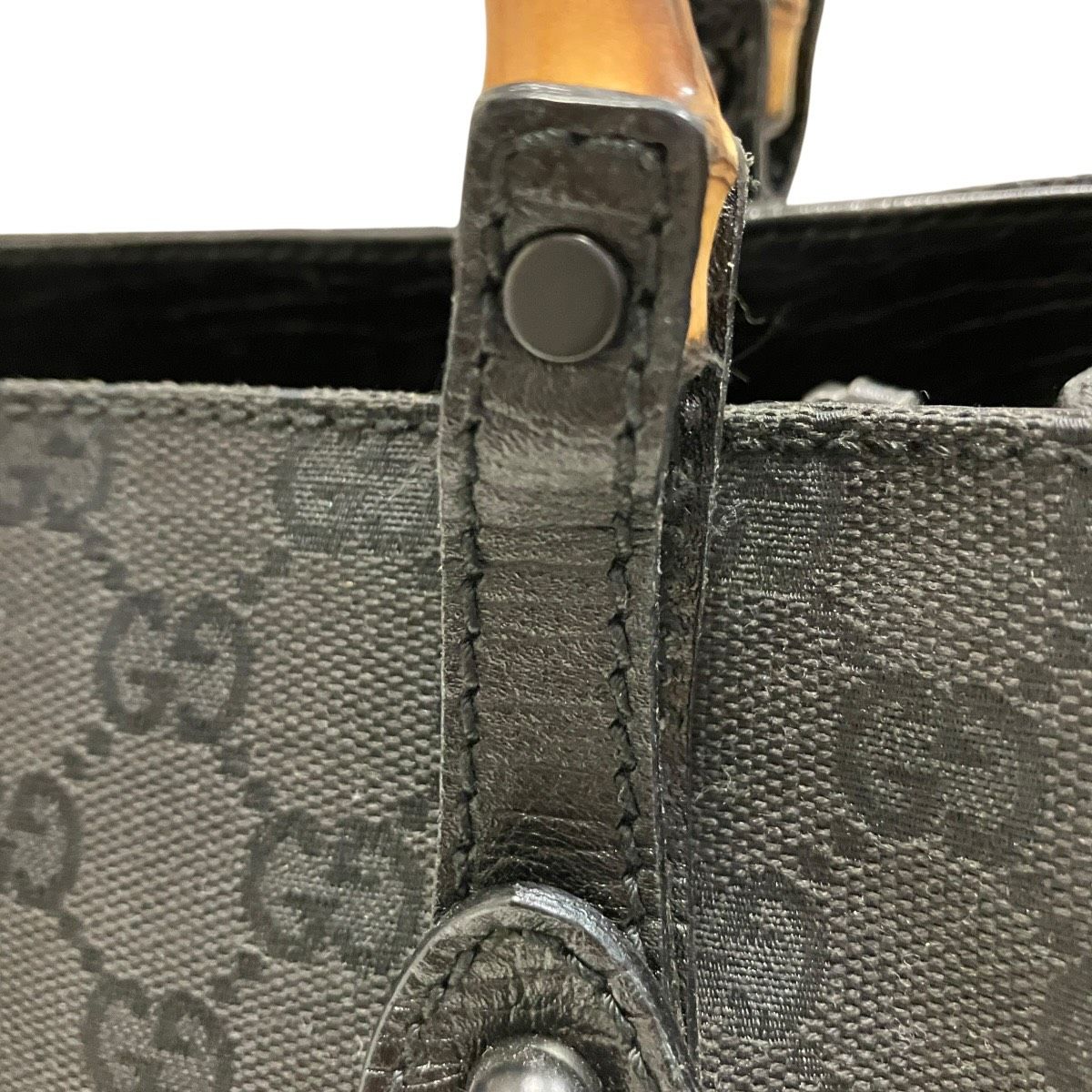 グッチ GUCCI GGキャンバス トートバッグ キャンバス バンブー 112526 グッチ GUCCI GGキャンバス トートバッグ キャンバス バンブー 112526