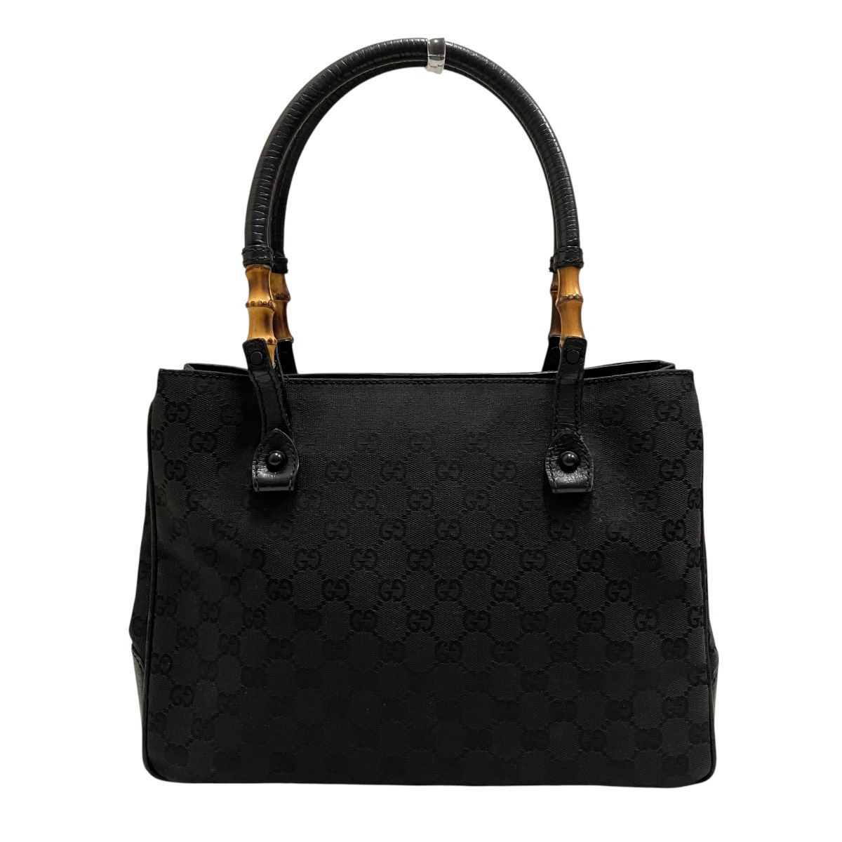 グッチ GUCCI GGキャンバス トートバッグ キャンバス バンブー 112526