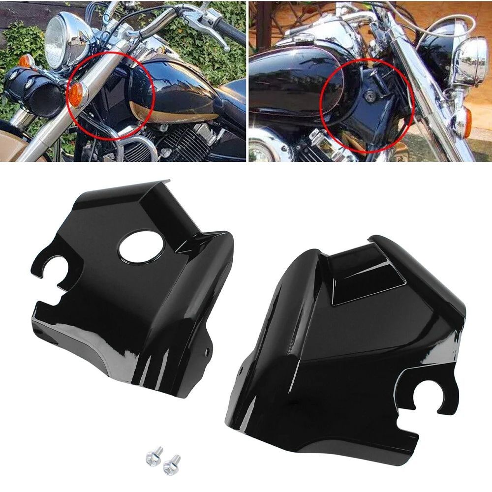YAMAHA XVS400 DRAG STAR 1996-2017 V-STAR 650 DRAGSTAR 650 XVS650 1997-2003 MOTORCYCLE FRONT FORK UPPER FRAME NECK COVERS