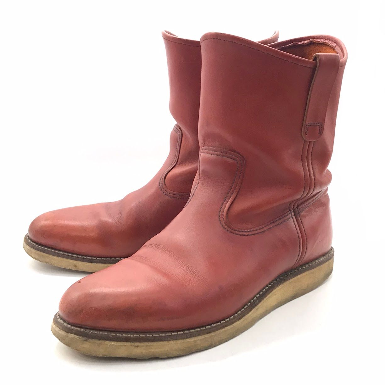 【倉吉店】 中古 RED WING | レッドウィング ブーツ PECOS BOOTS ペコスブーツ 緑犬タグ 866 レッド 29cm 【127】 倉吉店】 中古 RED WING | レッドウィング ブーツ PECOS BOOTS