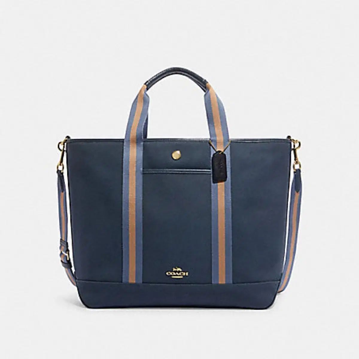 COACH ショッパーバッグ トートバッグ ショルダーバッグ ブルー 新品