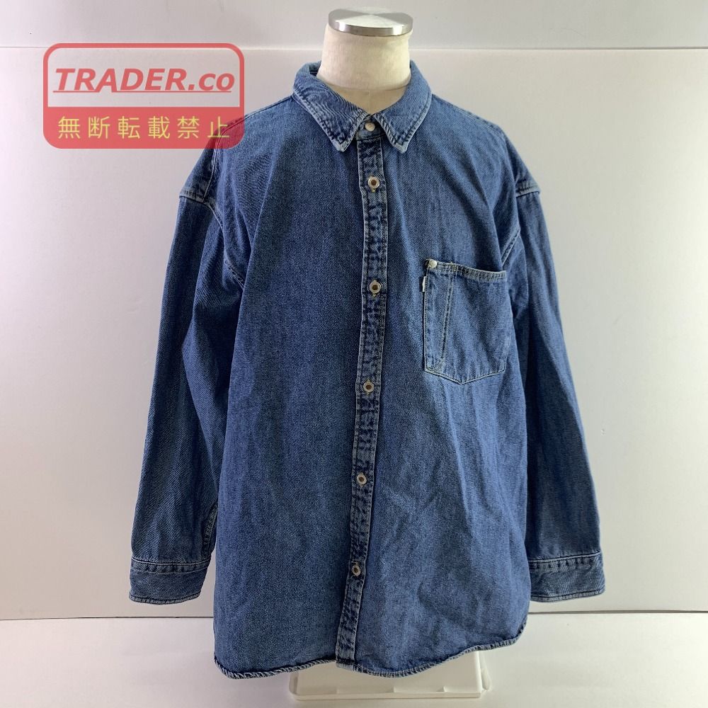 04w7240▽※【中古】Levi's リーバイス シルバータブ デニムシャツ PC9-A3404-0000 XLサイズ 長袖シャツ【八王子店】