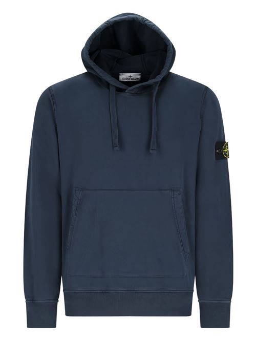 STONE ISLAND ロゴコットンパーカー 送料無料