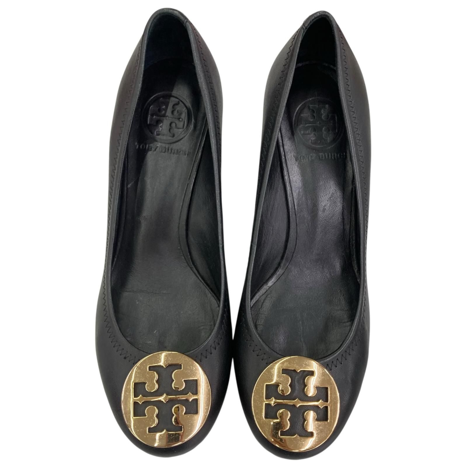 186005 現状品 Tory Burch トリーバーチ パンプス 24cm ブラック