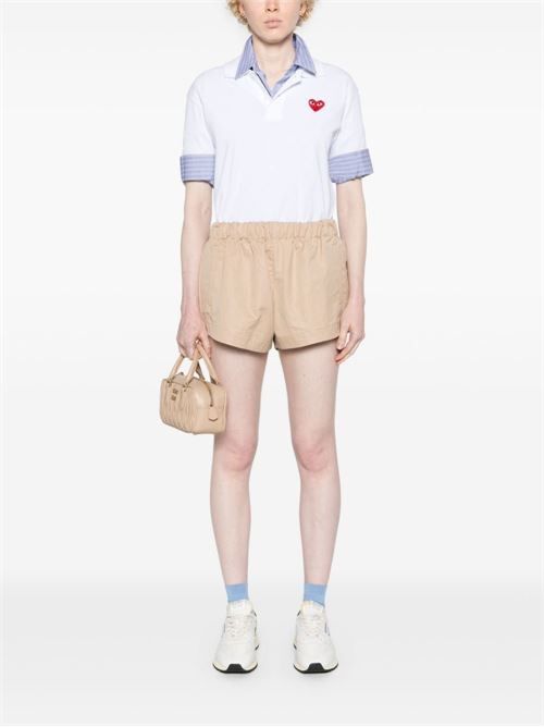 COMME DES GARÇONS PLAY コットン ポロシャツ 送料無料