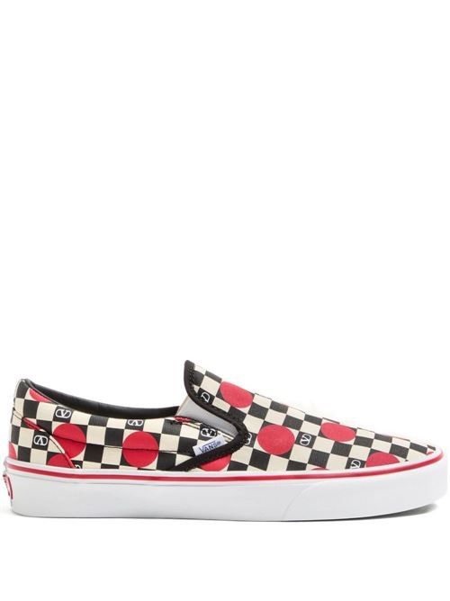VALENTINO GARAVANI X VANS VALENTINO GARAVANI AND VANS CANVAS SLIP ON 送料無料