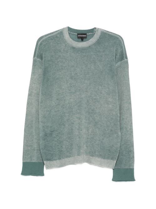 EMPORIO ARMANI ウール クルーネック セーター 送料無料