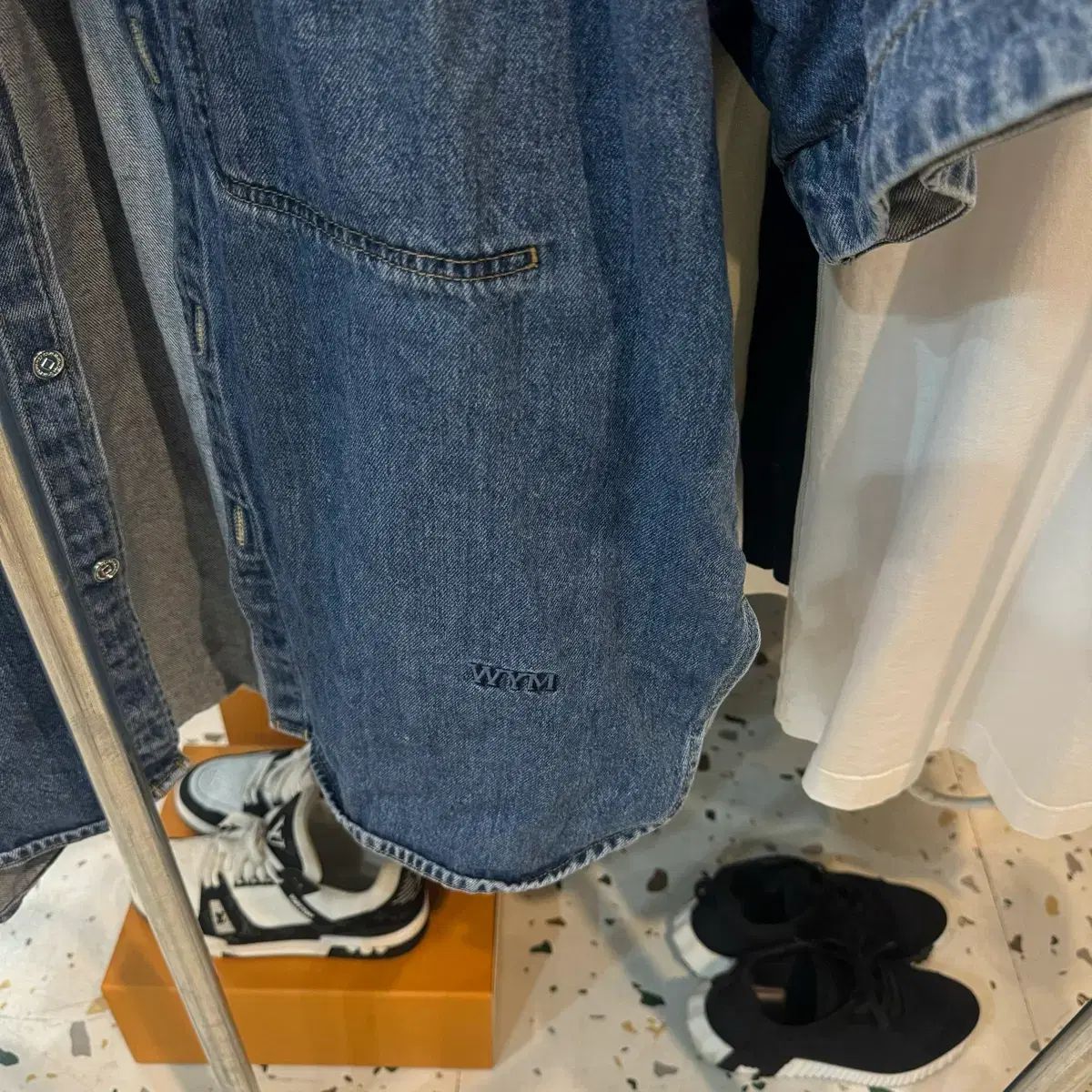 正規品 / 50 size 23ss ウーヨンミ (WOOYOUNGMI) WYM デニム 半袖 