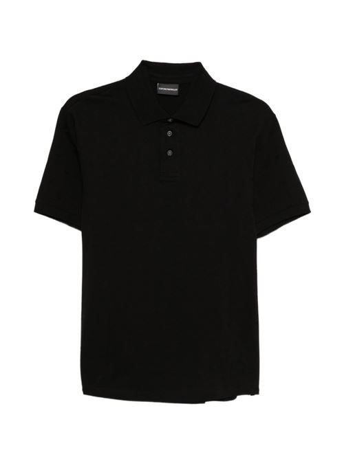 EMPORIO ARMANI ロゴ コットン ポロシャツ 送料無料