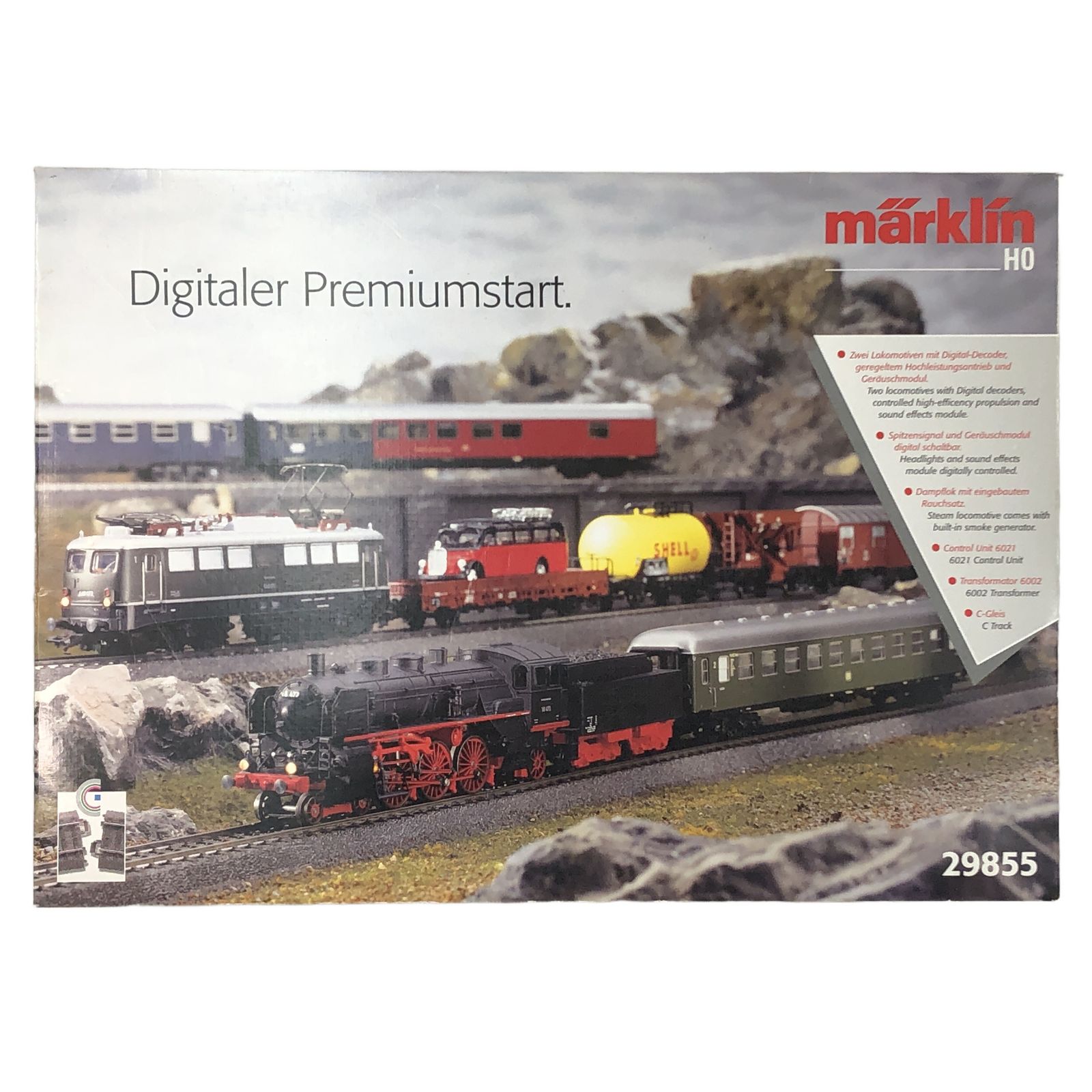 marklin 29855 蒸気機関車 電気機関車 デジタル スターターキット HOゲージ 鉄道模型 中古 N11380349