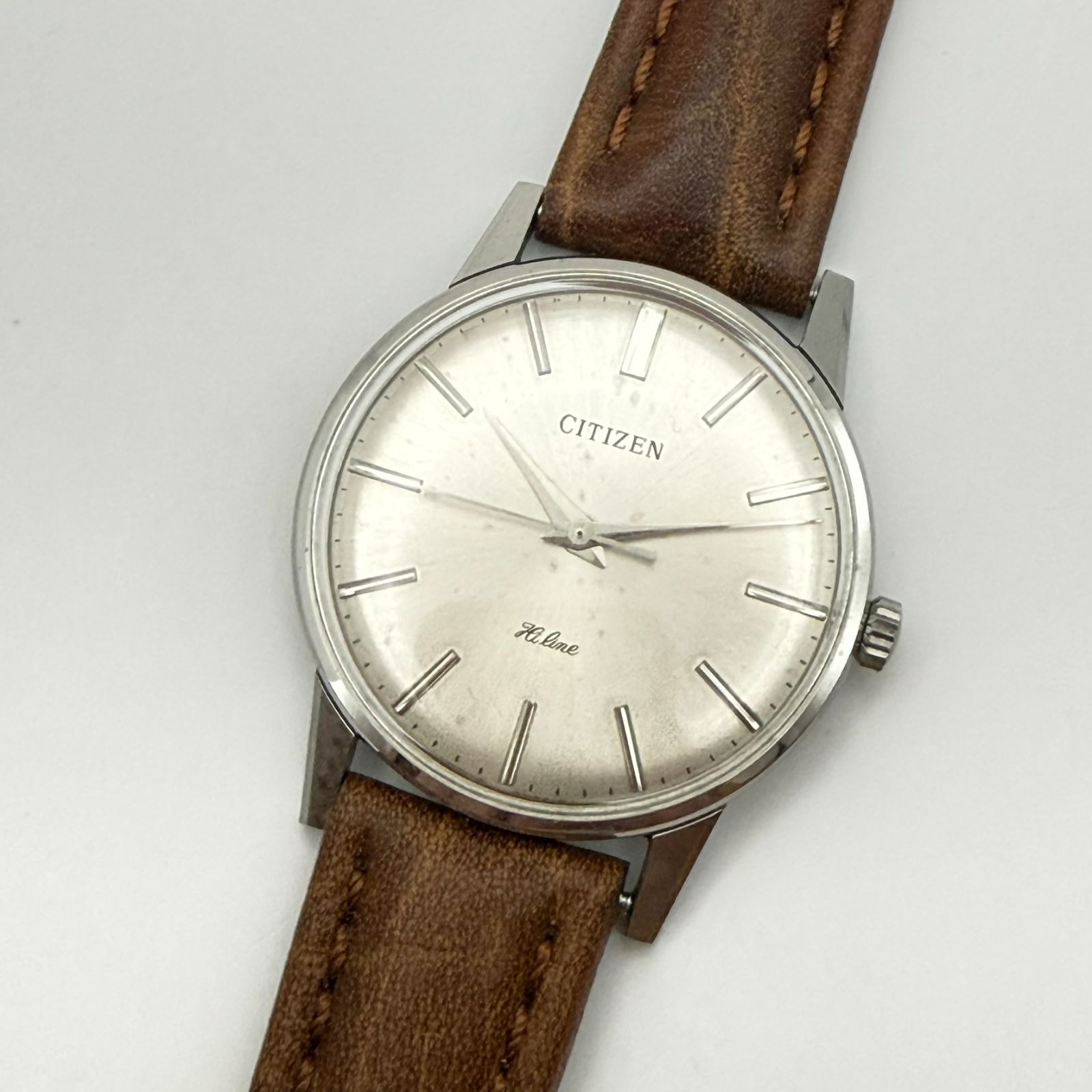 B165【稼働・1960年前半製 ヴィンテージ・新品ベルト】 CITIZEN Hi