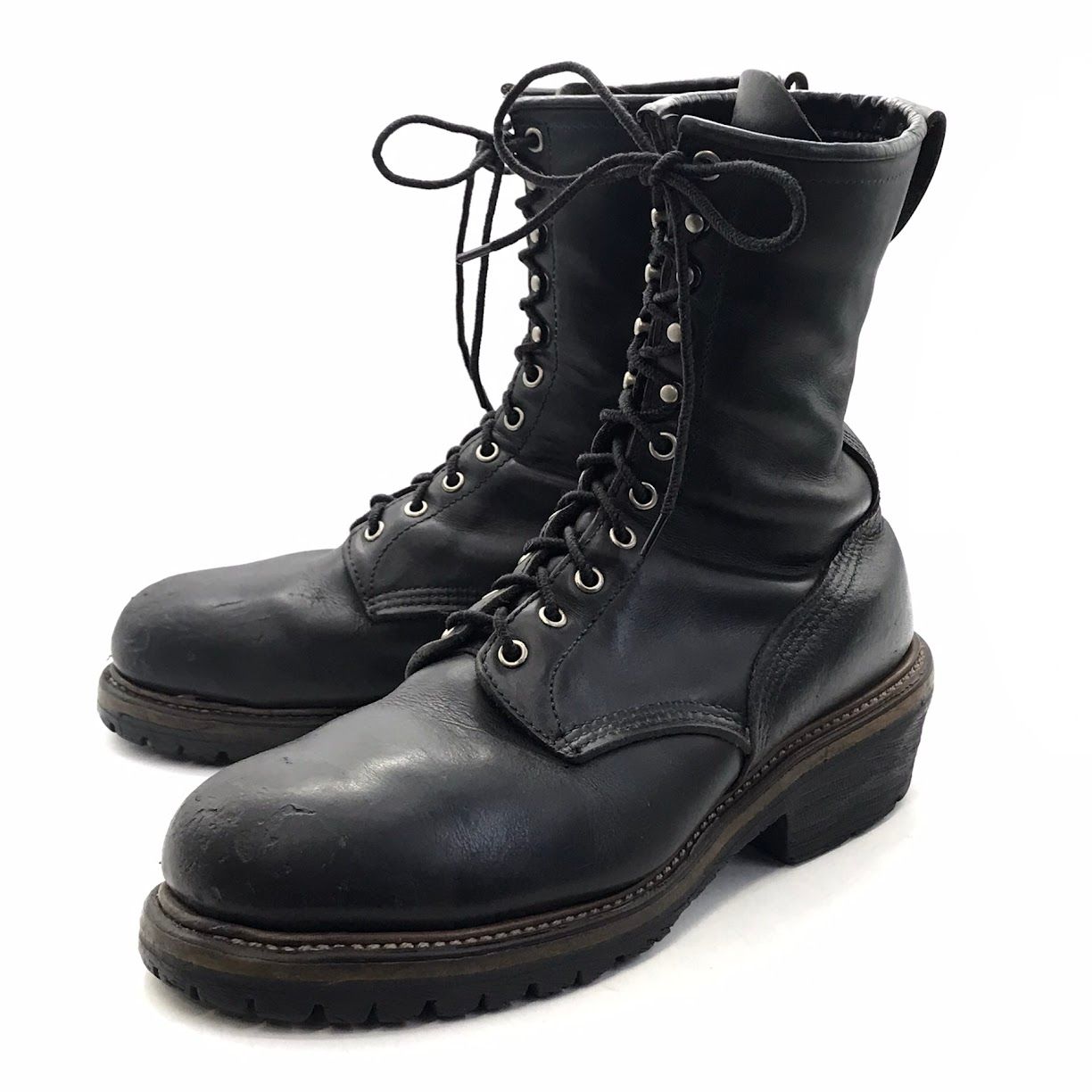 【倉吉店】 中古 RED WING | レッドウィング ブーツ LOGGER BOOTS ロガーブーツ PT99 2218 ブラック 29.5cm 【127】