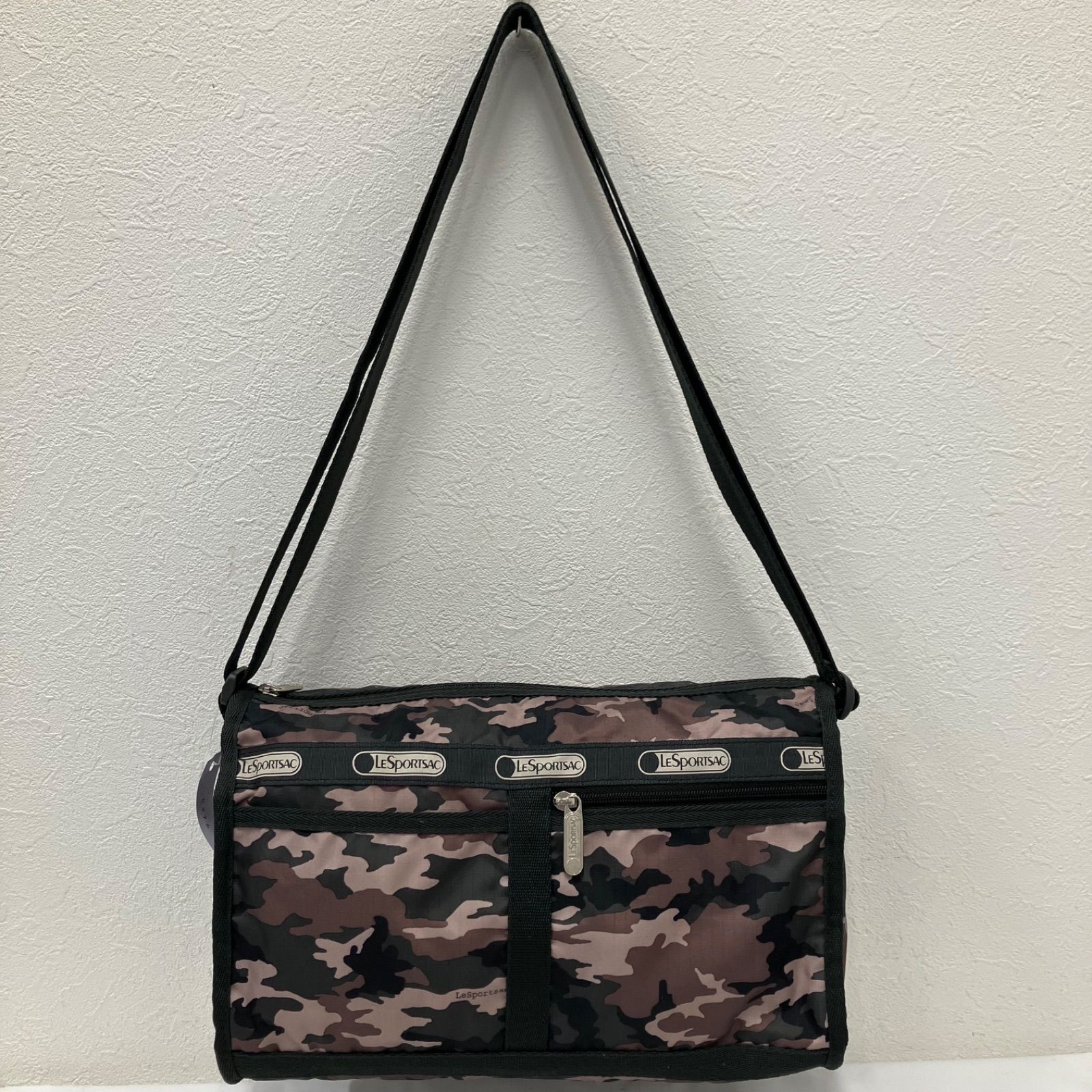 5396 【美品】 LeSportsac レスポートサック ショルダーバッグ カーキ