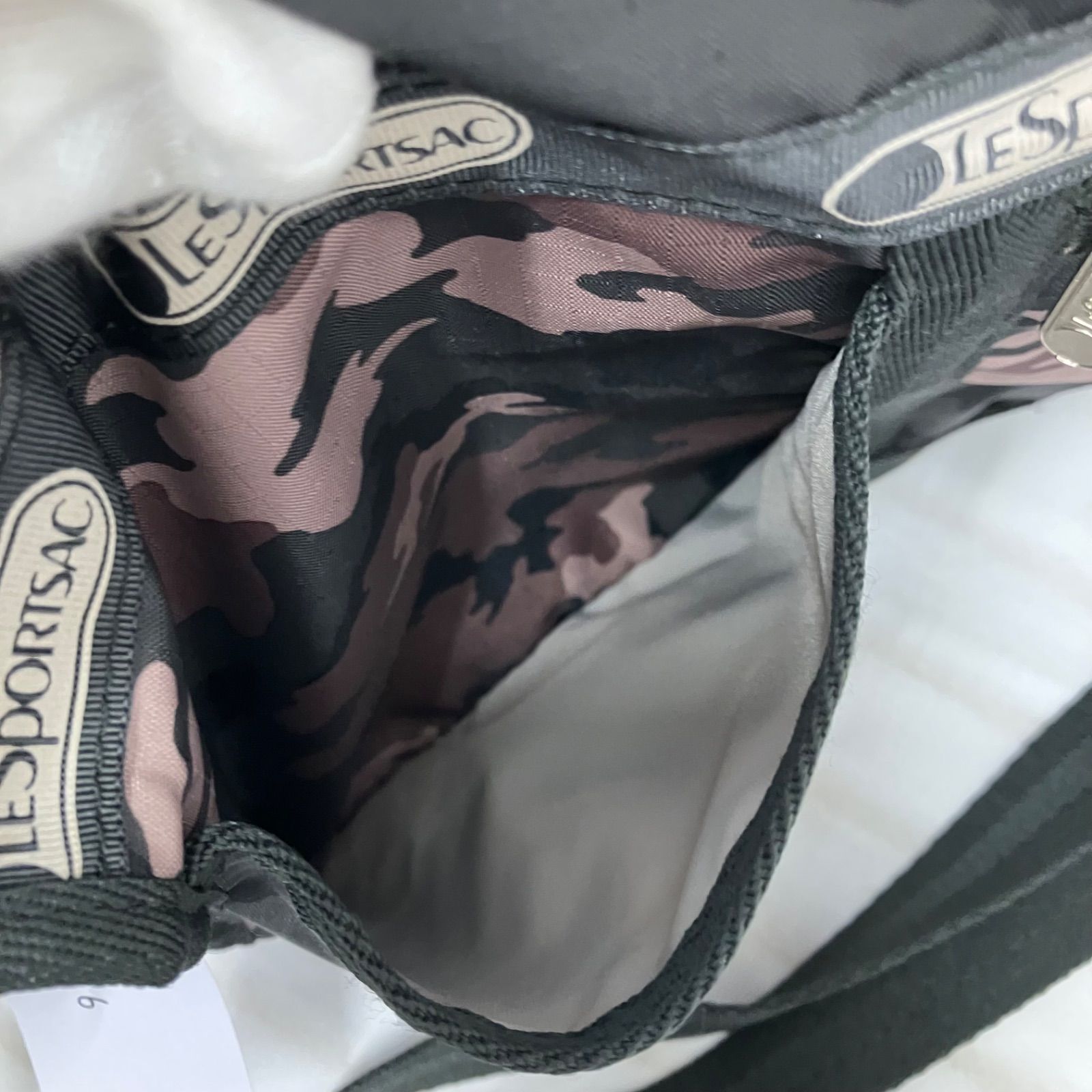 5396 【美品】 LeSportsac レスポートサック ショルダーバッグ カーキ