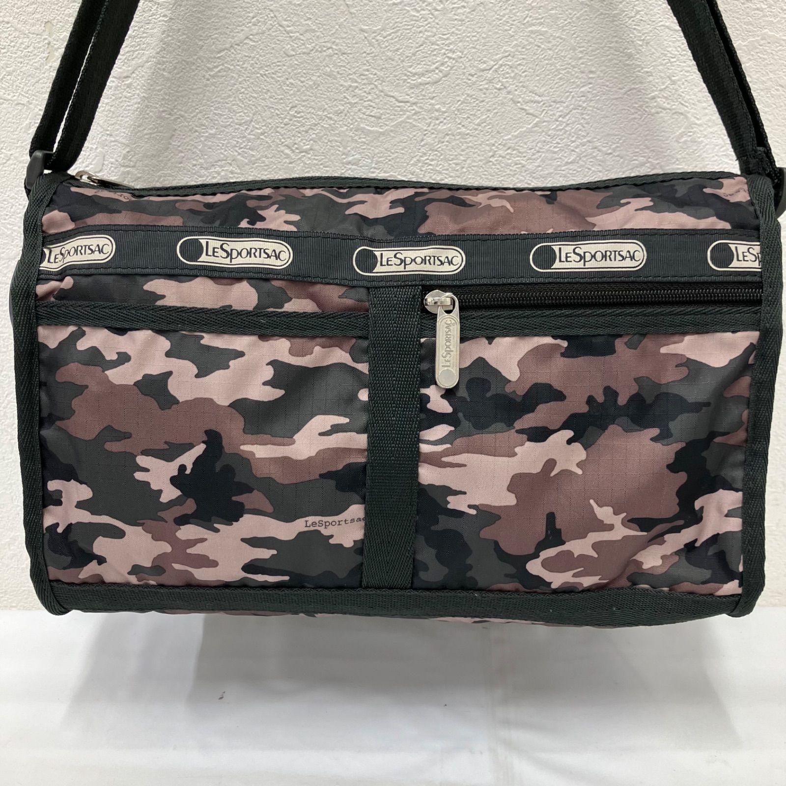 5396 【美品】 LeSportsac レスポートサック ショルダーバッグ カーキ