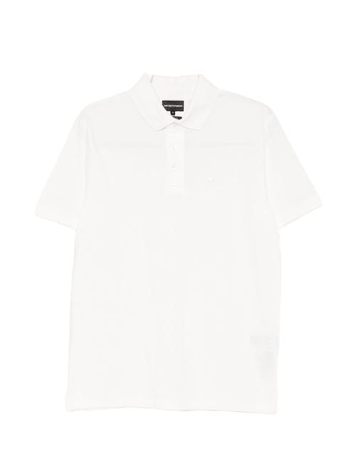 EMPORIO ARMANI ロゴ コットン ポロシャツ 送料無料