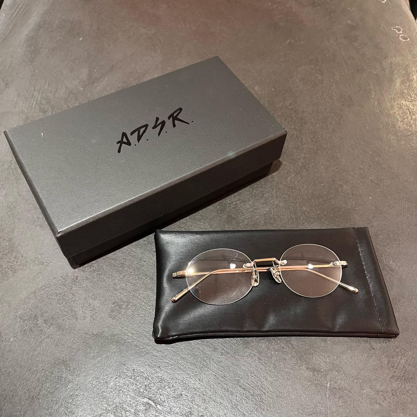ADSR MALUMA 03 リムレス クリアーサングラス メガネ エーディー