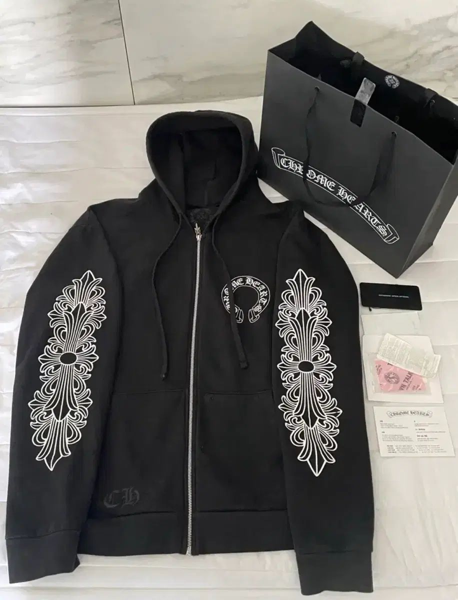 クロムハーツ フローラル フリース フーディー L (交換)