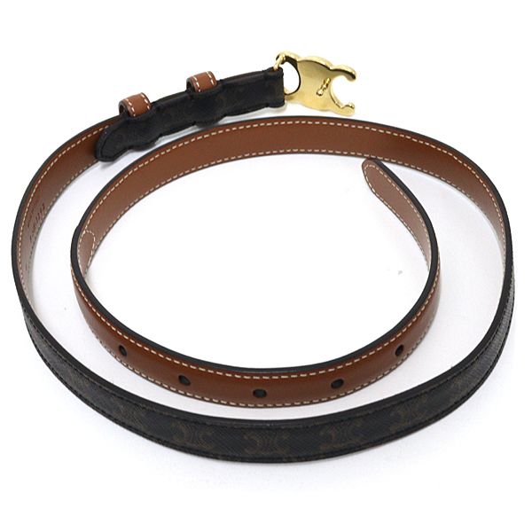 セリーヌ CELINE トリオンフ ベルト 18MM トリオンフキャンバス カーフ