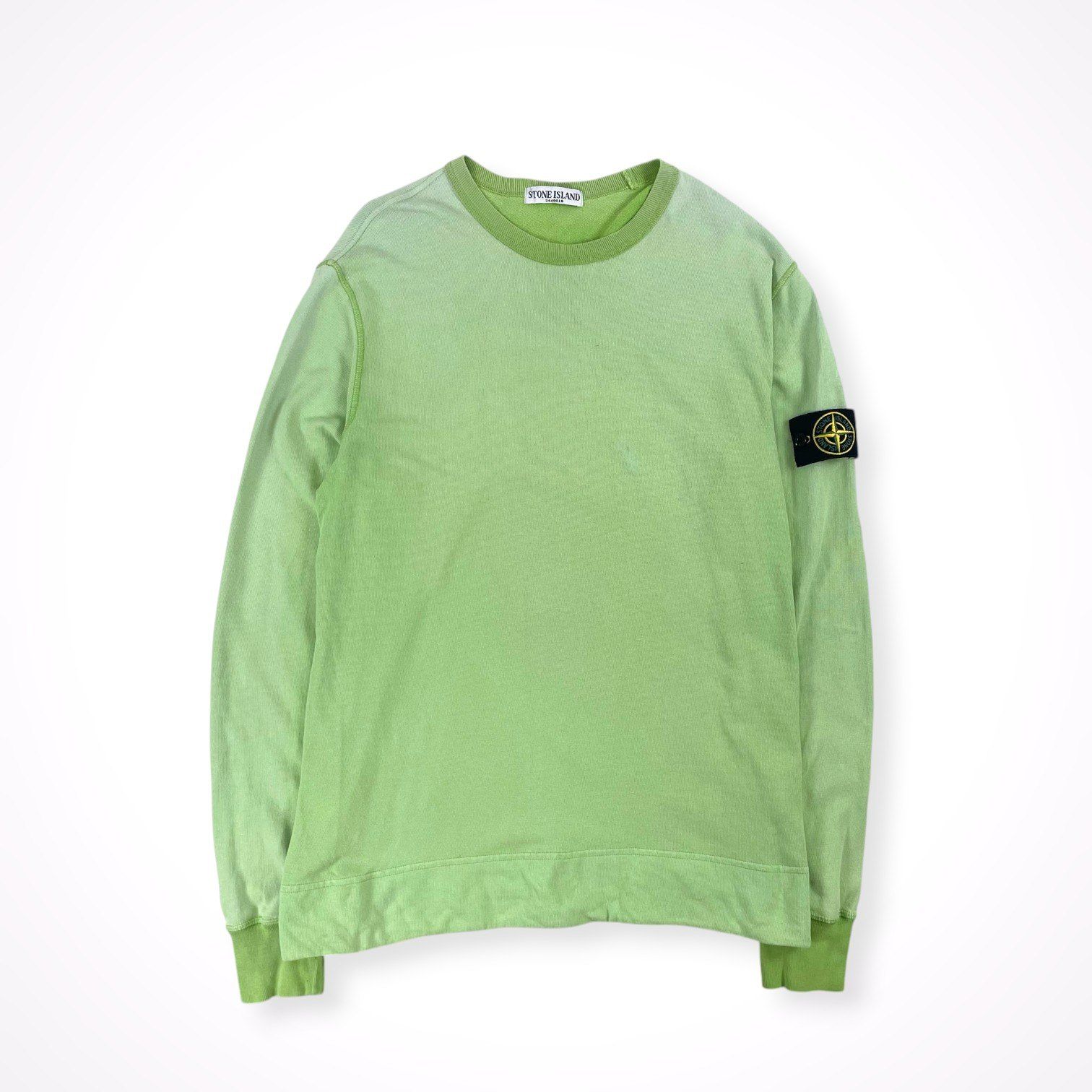 STONE ISLAND / 11SS ワッペン付 フェードライトスウェット SIZE:L 