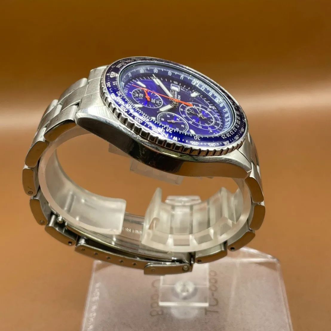 SEIKO セイコー 7T92-0CF0 円形 ラウンド 銀 シルバー Silver メンズ 