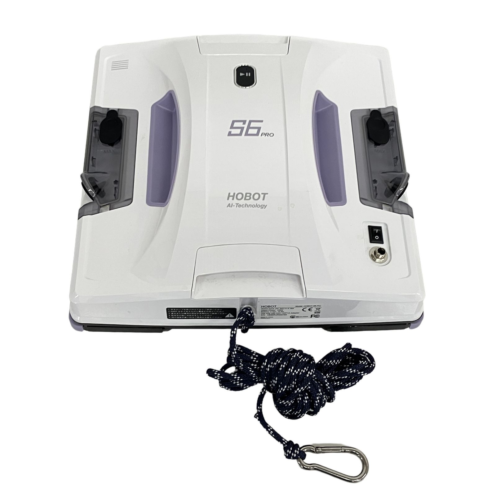 HOBOT モトヤ HOBOT-S6 Pro 全自動窓掃除ロボット リモコン付き 家電 中古 T11347354