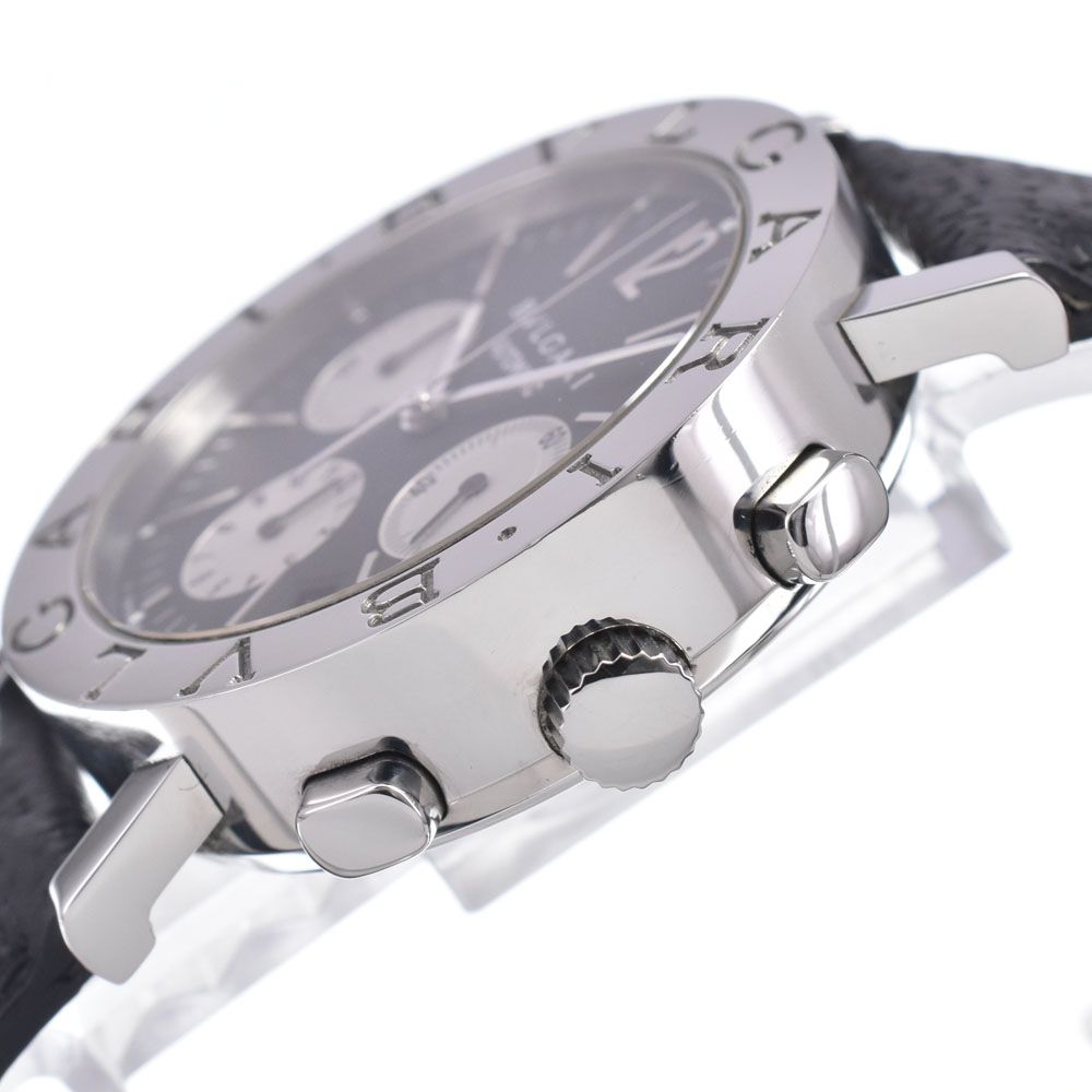 ブルガリ BVLGARI BB38SLCH ブルガリブルガリ クロノグラフ ブラック