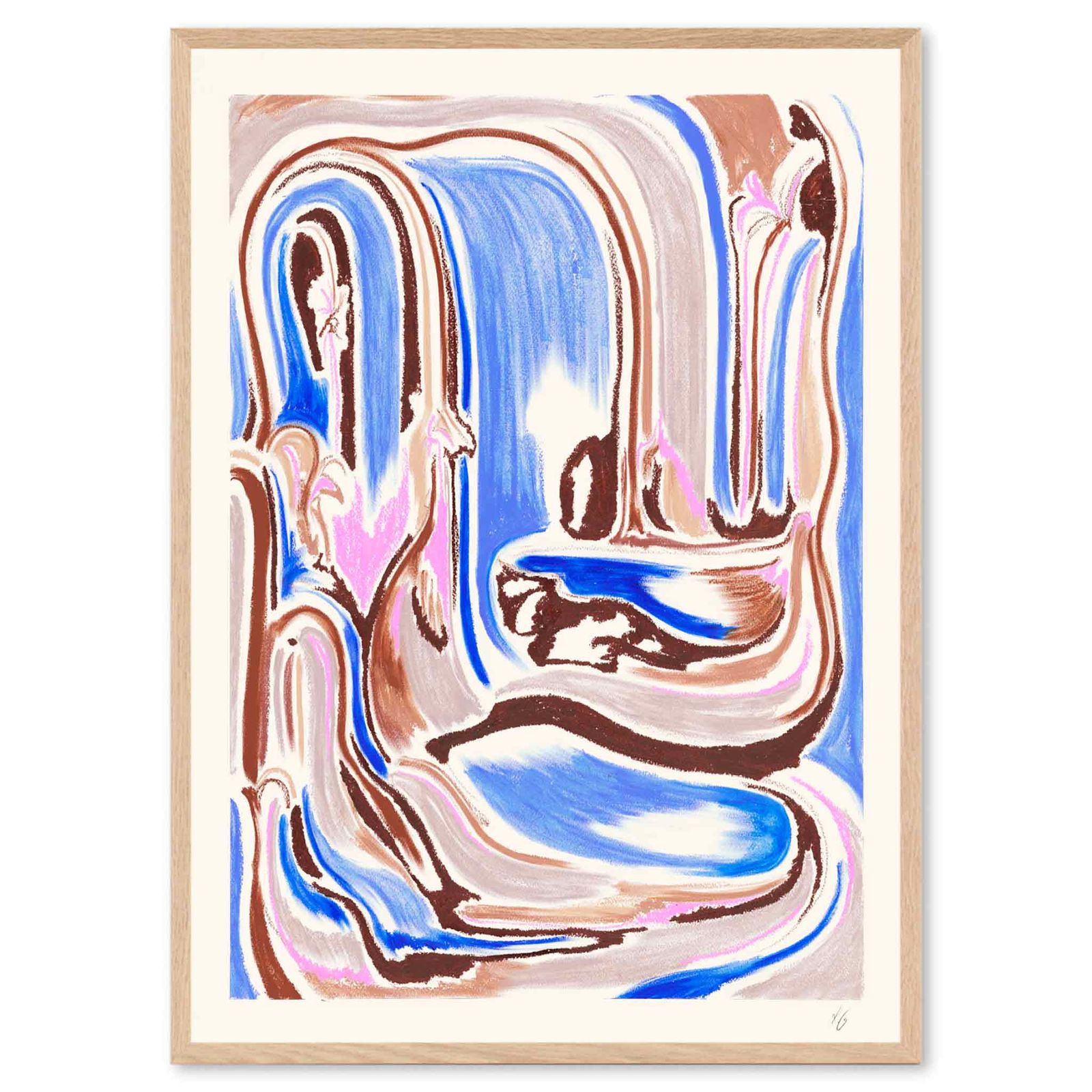 The Poster Club アートポスター 50×70cm Hestens vandsted ポスタークラブ 北欧雑貨/124x17618-50x70