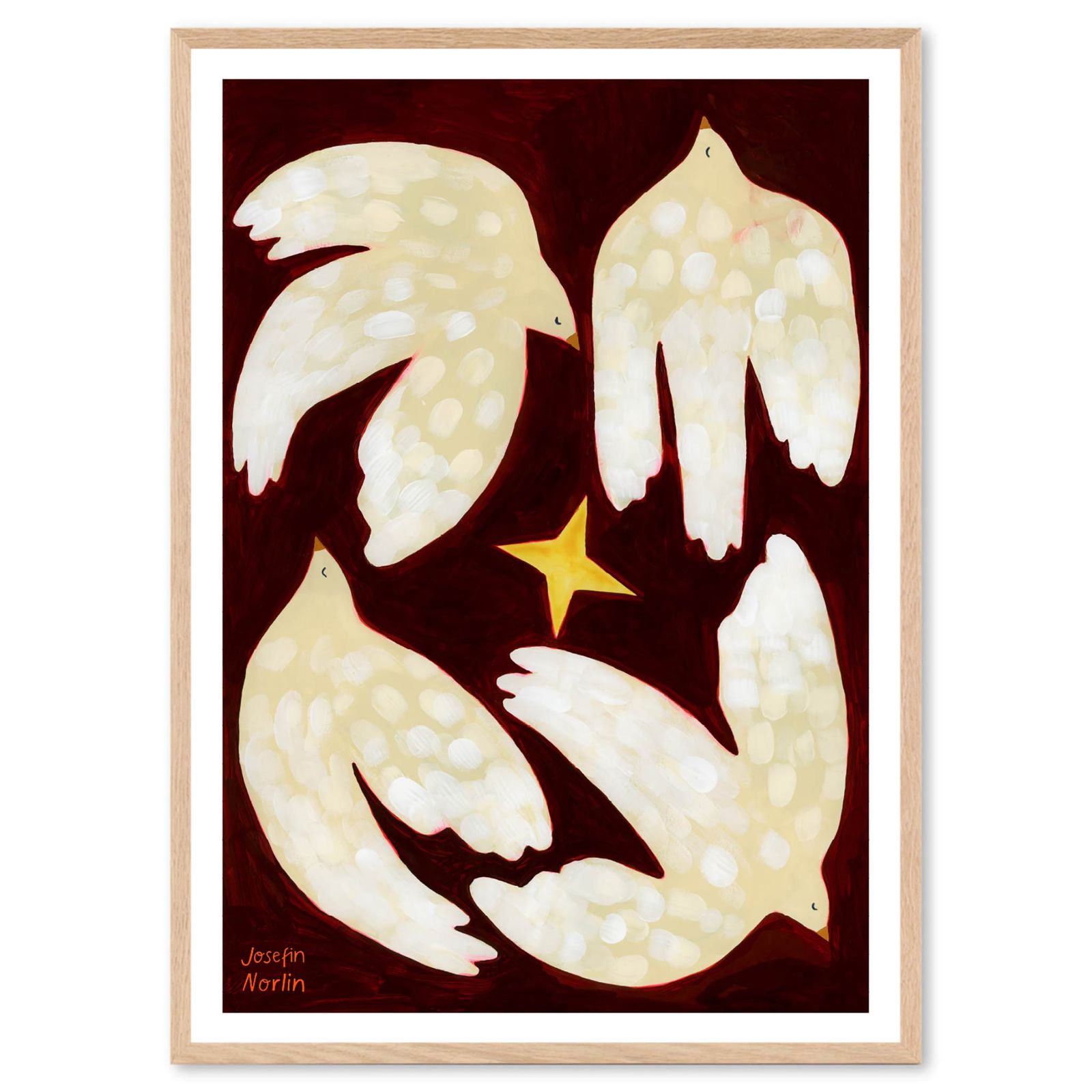The Poster Club アートポスター 50×70cm Dancing Around the Star ポスタークラブ/124x17804-50x70