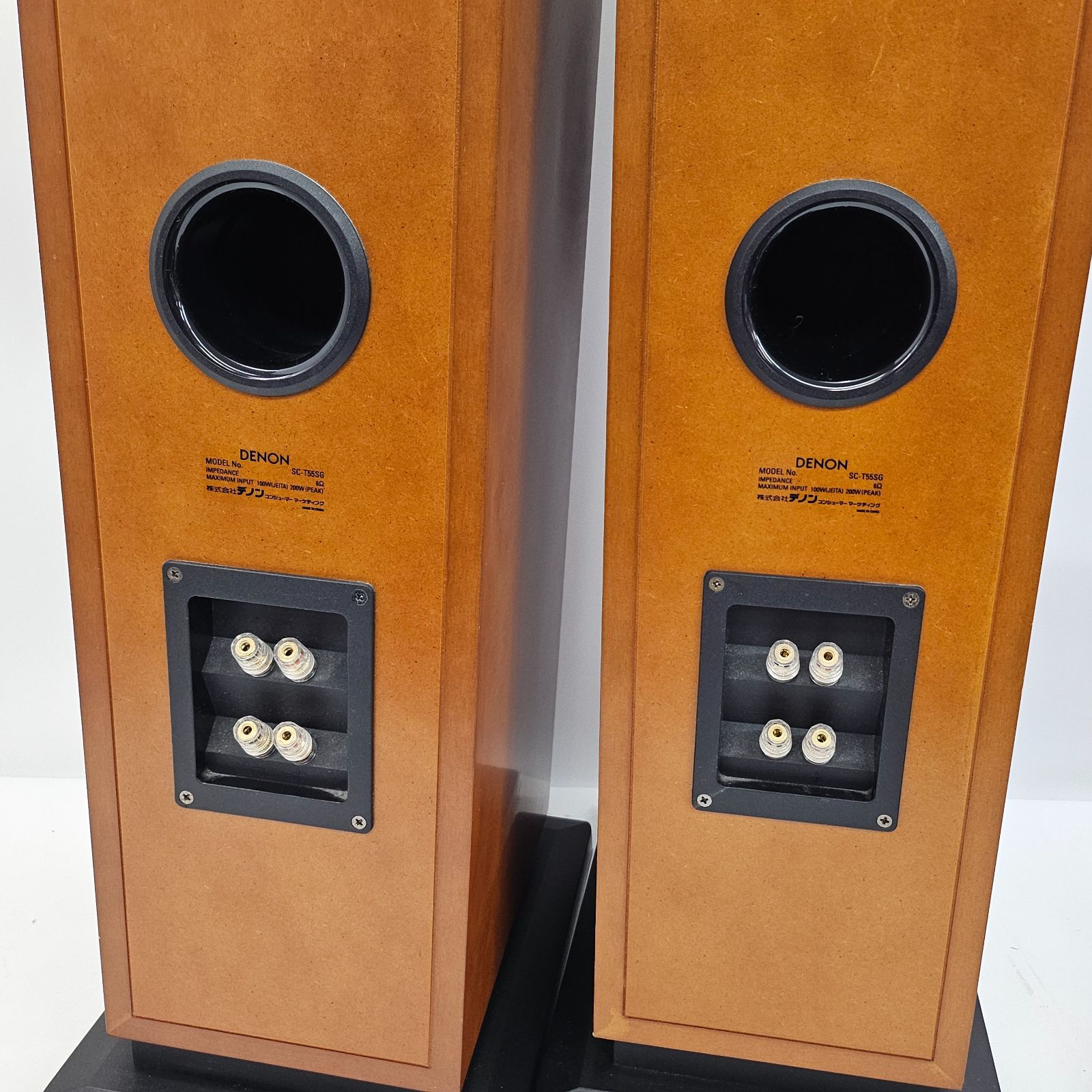 DENON SC-T55SG トールボー　ティモ DENON デノン スピーカーシステム ペア SC-T55SG トールボーイ型 木目